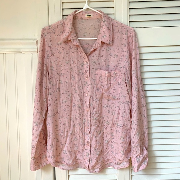 Baby pink floral blouse from Garage - Picture 1 of 4